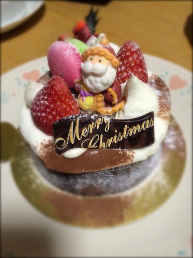 クリスマスケーキ　チョコ　ガトーショコラ